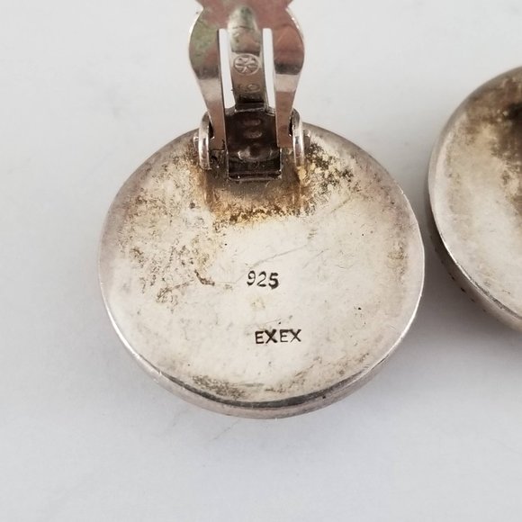 EXEX Sterling Silver Earrings - Picture 4 of 4